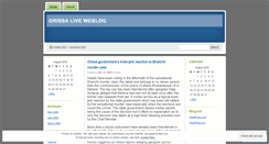 Desktop Screenshot of orissalive.wordpress.com