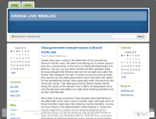 Tablet Screenshot of orissalive.wordpress.com