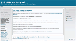 Desktop Screenshot of claottawa.wordpress.com