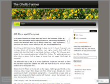 Tablet Screenshot of ghettofarmer.wordpress.com