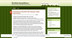 Desktop Screenshot of ibrahimkaypakkaya.wordpress.com