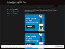 Tablet Screenshot of joshuahastingscmp.wordpress.com