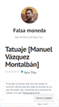 Mobile Screenshot of falsamoneda.wordpress.com
