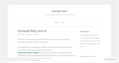 Desktop Screenshot of maudlintales.wordpress.com