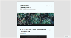 Desktop Screenshot of cognitivegeometrics.wordpress.com