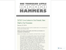 Tablet Screenshot of 1000littlehammers.wordpress.com