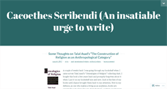 Desktop Screenshot of cacoescrib.wordpress.com