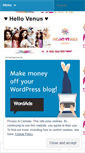 Mobile Screenshot of hellovenuscraze.wordpress.com