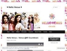 Tablet Screenshot of hellovenuscraze.wordpress.com