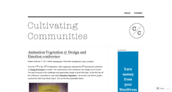 Desktop Screenshot of cultivatingcommunities.wordpress.com