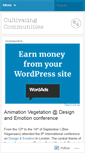 Mobile Screenshot of cultivatingcommunities.wordpress.com