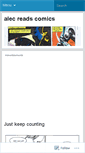 Mobile Screenshot of alecreadscomics.wordpress.com