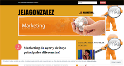 Desktop Screenshot of jejagonzalez.wordpress.com