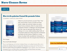 Tablet Screenshot of nuvocleanse.wordpress.com