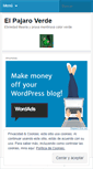 Mobile Screenshot of elpajaroverde.wordpress.com