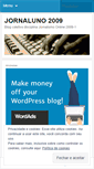 Mobile Screenshot of jornaluno2009.wordpress.com