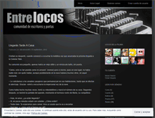 Tablet Screenshot of entrelocos.wordpress.com