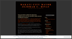 Desktop Screenshot of jojobinay.wordpress.com