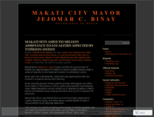 Tablet Screenshot of jojobinay.wordpress.com