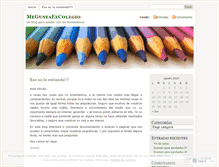 Tablet Screenshot of megustaelcolegio.wordpress.com