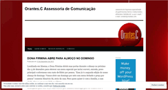 Desktop Screenshot of orantesassessoria.wordpress.com