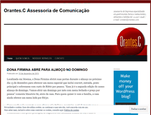 Tablet Screenshot of orantesassessoria.wordpress.com