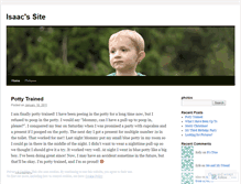 Tablet Screenshot of isaacporter.wordpress.com