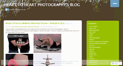 Desktop Screenshot of hearttoheartphotography.wordpress.com