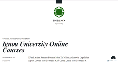 Desktop Screenshot of bigessayx.wordpress.com