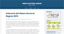 Desktop Screenshot of debatelectoral.wordpress.com