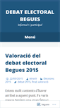 Mobile Screenshot of debatelectoral.wordpress.com