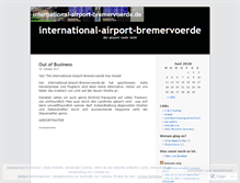 Tablet Screenshot of internationalairportbremervoerde.wordpress.com