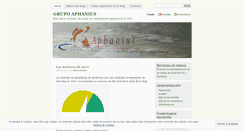 Desktop Screenshot of grupoaphanius.wordpress.com