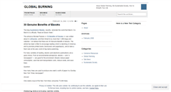 Desktop Screenshot of globalburning.wordpress.com