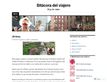 Tablet Screenshot of bitacoradelviajero.wordpress.com