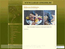 Tablet Screenshot of larasatelier.wordpress.com