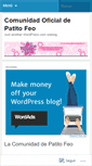 Mobile Screenshot of comunidadpatitofeo.wordpress.com