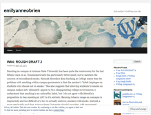 Tablet Screenshot of emilyanneobrien.wordpress.com
