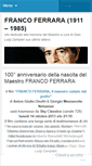 Mobile Screenshot of francoferrara.wordpress.com