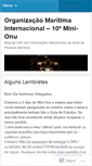 Mobile Screenshot of organizacaomaritimainternacional.wordpress.com