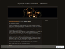 Tablet Screenshot of organizacaomaritimainternacional.wordpress.com
