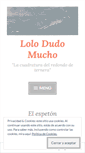 Mobile Screenshot of lolodudo.wordpress.com
