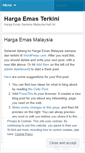 Mobile Screenshot of hargaemaskini.wordpress.com