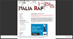 Desktop Screenshot of italiarap.wordpress.com