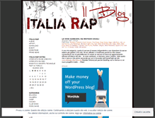 Tablet Screenshot of italiarap.wordpress.com