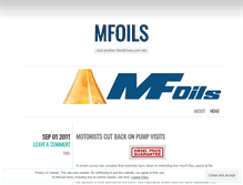 Tablet Screenshot of mfoils.wordpress.com
