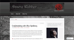 Desktop Screenshot of dawnewebber.wordpress.com