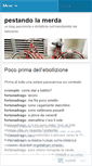 Mobile Screenshot of pestandolamerda.wordpress.com