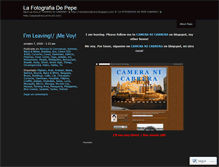 Tablet Screenshot of cameranicabrerall.wordpress.com
