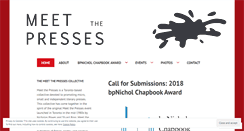 Desktop Screenshot of meetthepresses.wordpress.com